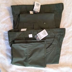 Dickies 36 x 30 NWT 2 pairs dark green mens work pants